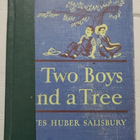 Two Boys And A Tree Gates Huber Salisbury 1951 Vintage Macmillian Reader - Picture 1 of 5